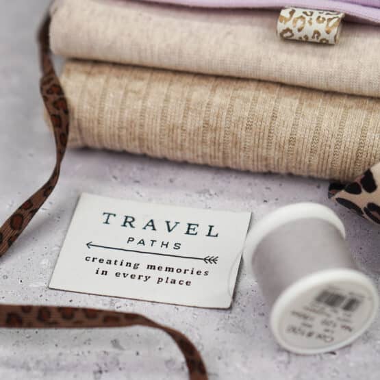 DIY Stoffmix - Gummiband - Label - Garn