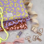 Diy Stoffmix 1329c Kunstleder Label Pomponborte Gurtband Zubehoer Garn Rv