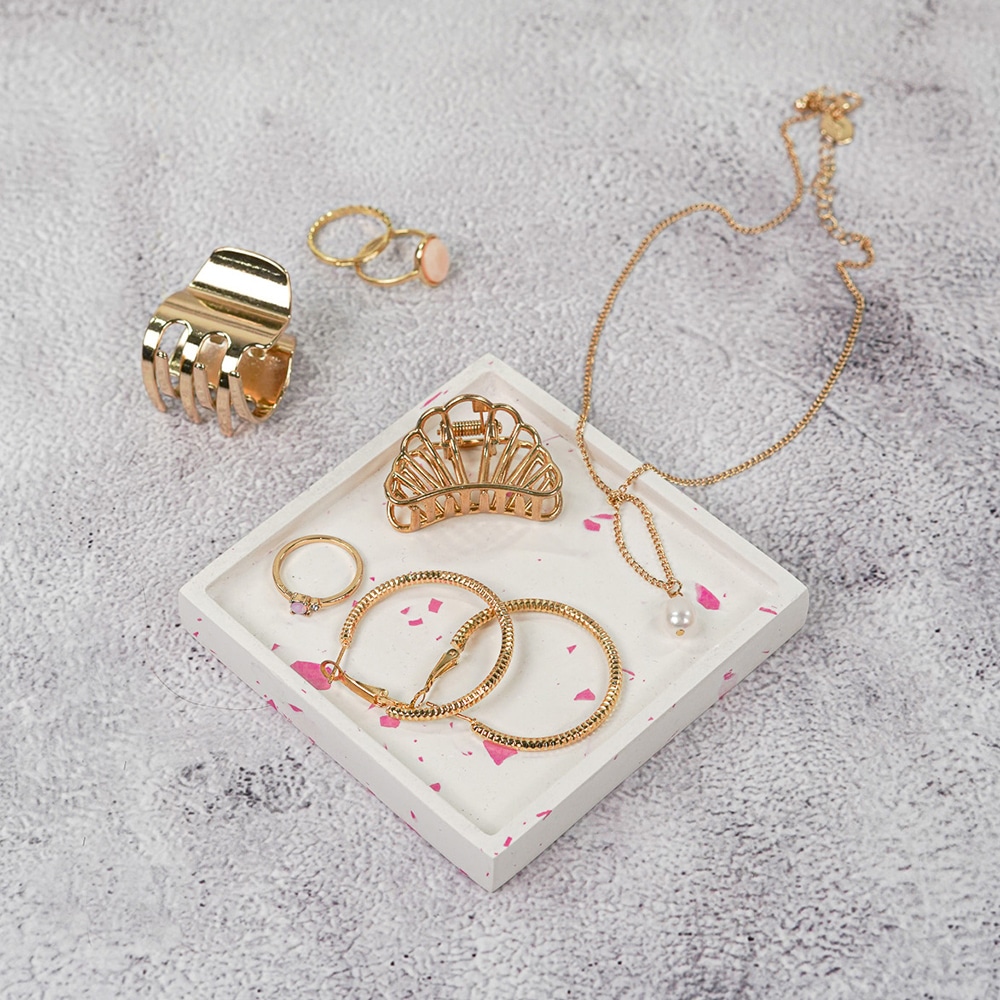 Diy Stoffe Inspiration 597j Giessen Formen Silikon Weiss Untersetzer Quadratisch