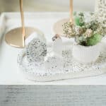 Diy Stoffe Inspiration 597p Giessen Glimmer Flakes Haeuser Untersetzer Toepfchen