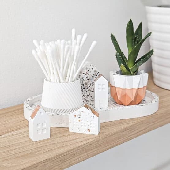 Diy Stoffe Inspiration 598v Giessen Glimmer Flakes Untersetzer Oval Quadratisch Haeuser Spiegelfolie Toepfchen