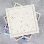 Diy Stoffe Inspiration 599d Giessen Untersetzer Quadratisch Flakes Farbpigmente