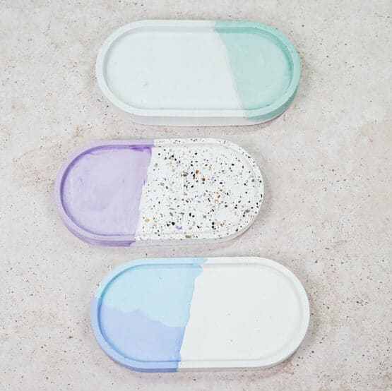 Diy Stoffe Inspiration 599m Giessen Untersetzer Oval Flakes Farbpigmente