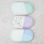 Diy Stoffe Inspiration 599n Giessen Untersetzer Oval Flakes Farbpigmente