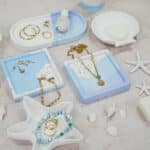 Diy Stoffe Inspiration 599z Giessen Untersetzer Quadratisch Oval Muscheln Farbpigmente