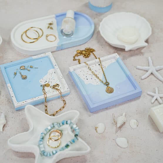 Diy Stoffe Inspiration 599z Giessen Untersetzer Quadratisch Oval Muscheln Farbpigmente