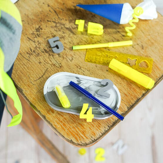 DIY Stoffe Inspiration - Schultüte Blitze - Silikonform - Buchstaben - Oval - Untersetzer - Bastelvorlage