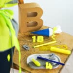 Diy Stoffe Inspiration 600j Schultuete Blitze Silikonform Buchstaben Oval Untersetzer Bastelvorlage