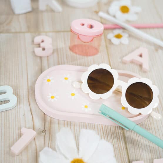 DIY Stoffe Inspiration - Schultüte Daisies - Silikonform Oval - Buchstaben