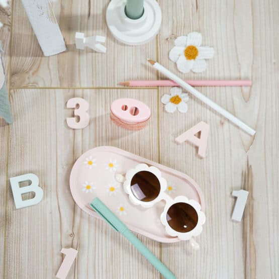 DIY Stoffe Inspiration - Schultüte Daisies - Silikonform Oval - Buchstaben