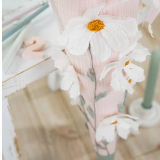 Diy Stoffe Inspiration 601m Schultuete Daisies Silikonform Buchstaben