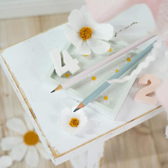 Diy Stoffe Inspiration 601n Schultuete Daisies Silikonform Untersetzer Quadratisch Buchstaben