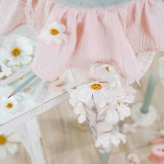DIY Stoffe Inspiration - Schultüte Daisies
