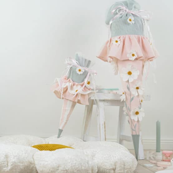 Diy Stoffe Inspiration 601u Schultuete Daisies Kissen Kerzenhalter Silikonform