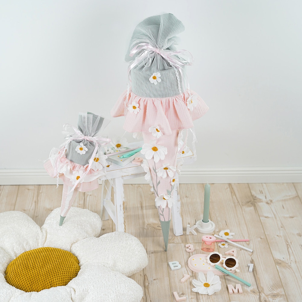 Diy Stoffe Inspiration 601w Schultuete Daisies Kissen Kerzenhalter Buchstaben Silikonform Untersetzer Oval