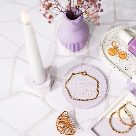 Diy Stoffe Inspiration 603t Giessen Paket Kerze Vase Herz Untersetzer Quadrat Oval Pigment Glimmer Flakes Lavendel