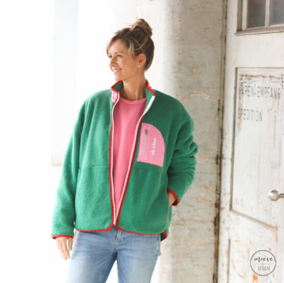 Diy Stoffe Outfit 581a Boucle Emerald Popeline Helles Pink