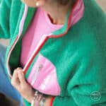 Diy Stoffe Outfit 581d Boucle Emerald Popeline Helles Pink