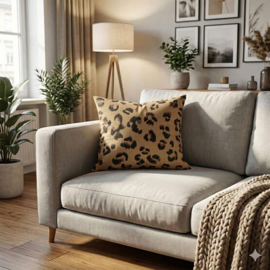 Kissen Halbpanama Leo Camel Kik