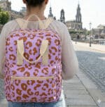 Kunstleder Leo Lavendel Braun Kik