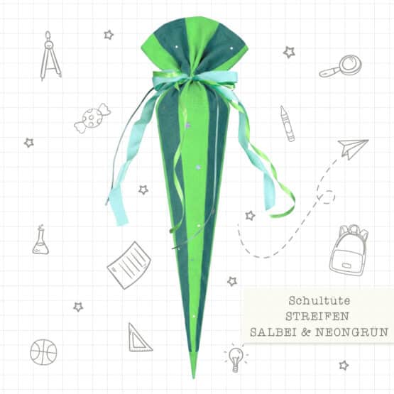 Schultueten Paket Salbei Neon 1