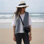 Weste Winalea Velvet Dekostoff Strukturiert Stahlgrau Kik