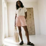 French Terry Helles Lachs Altrosa Plott Kif