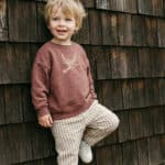 French Terry Kupferbraun Perlmutt Kif