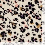 French Terry Leichter Kuschelsweat Leo Flowers Natur 2