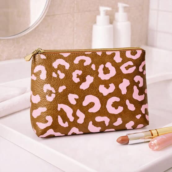 Kunstleder Zimt Lachs Rosa Kif