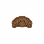 Label Cute Croissant 48 X 29 Mm Camel Braun