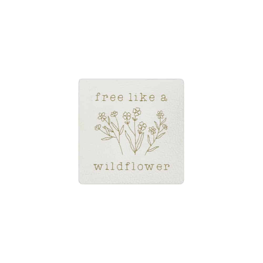 Label Free Like A Wildflower 35 X 35 Mm Cremeweiss Label Free Like A Wildflower 35 X 35 Mm Cremeweiss