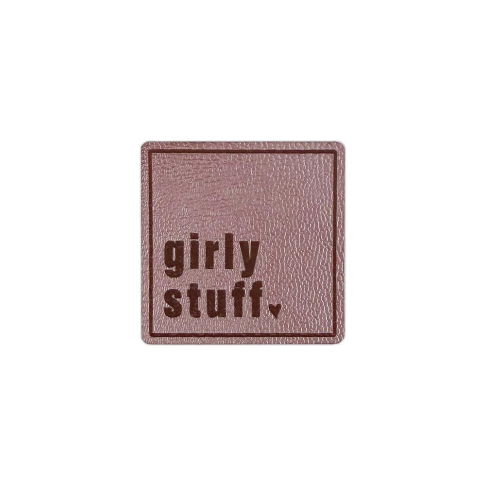 Label Girly Stuff 40 X 40 Mm Rose Label Girly Stuff 40 X 40 Mm Rose