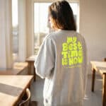 Plotterfolie Neon Gelb My Best Time