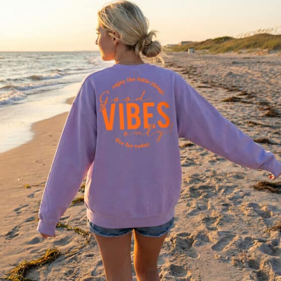 Plotterfolie Neon Orange Good Vibes