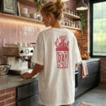 Plotterfolie Rot Happy Coffee