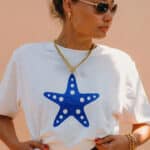 Plottermotiv Seestern Koenigsblau Kif