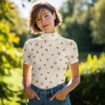 Rippenjersey Crossaints