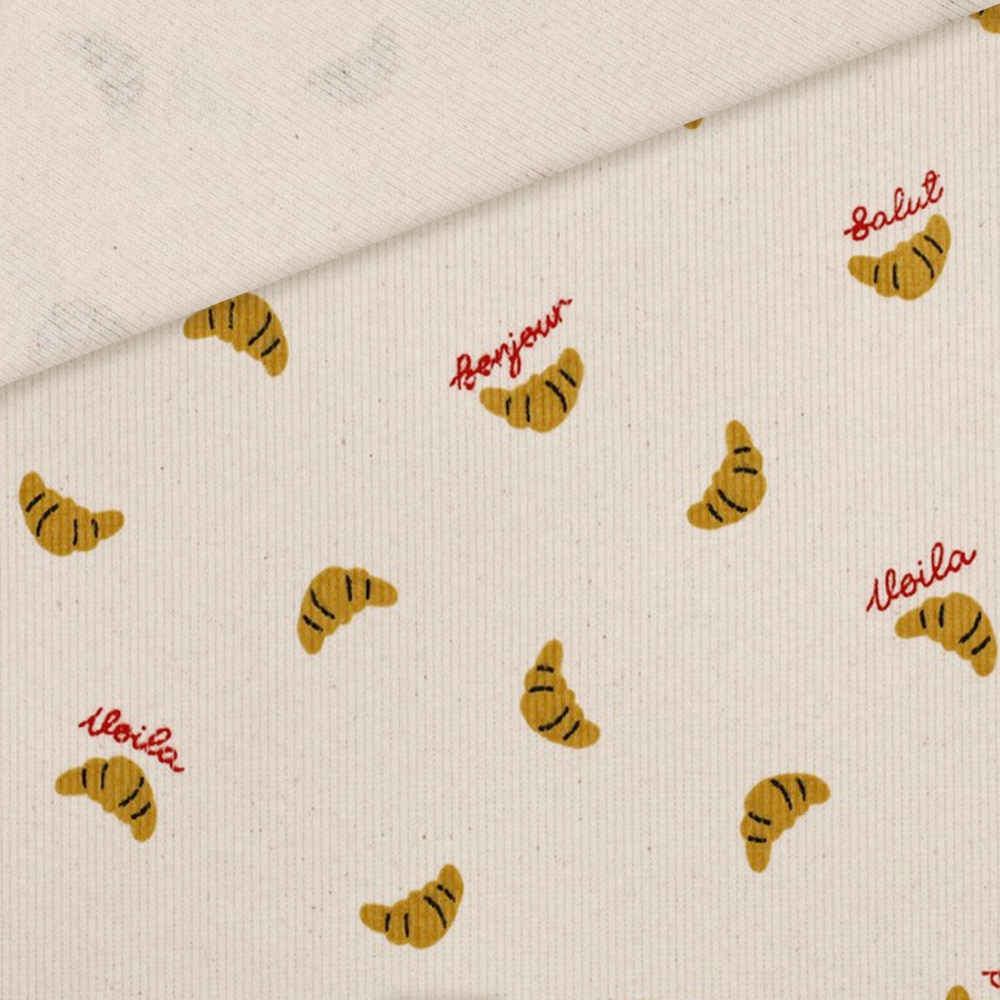 Rippenjersey Mini Croissants Leichte Qualitaet Natur Sprenkel 1 Rippenjersey Mini Croissants Leichte Qualitaet Natur Sprenkel 1