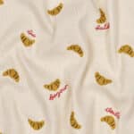 Rippenjersey Mini Croissants Leichte Qualitaet Natur Sprenkel 2