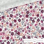 Single Jersey Amazing Berry Flowers Cremeweiss Organic 2