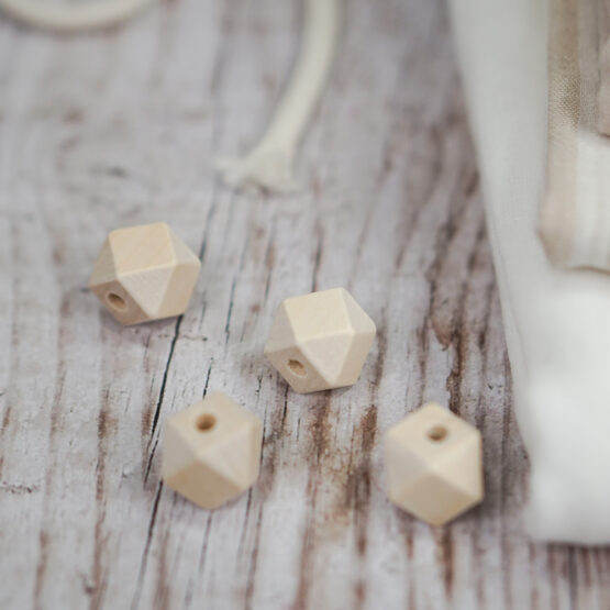 Diy Stoffmix 1339w Holzperlen Eckig