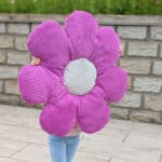Diy Stoffe Inspiration 604t Blumen Kissen Frotteejersey Pastellmintgruen Lavendel Rosa Velvet Breitcord Fuchsia Natur
