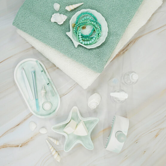 Diy Stoffe Inspiration 605j Giessen Paket Wellness Mint Muscheln Schale Oval Buchstaben Kerzenhalter Pigment Pinie Frottee