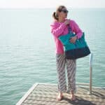 Diy Stoffe Inspiration 605n Strandtasche Xl Aquamarin Outdoor Gurtband