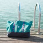 Diy Stoffe Inspiration 605r Strandtasche Xl Aquamarin Outdoor Gurtband