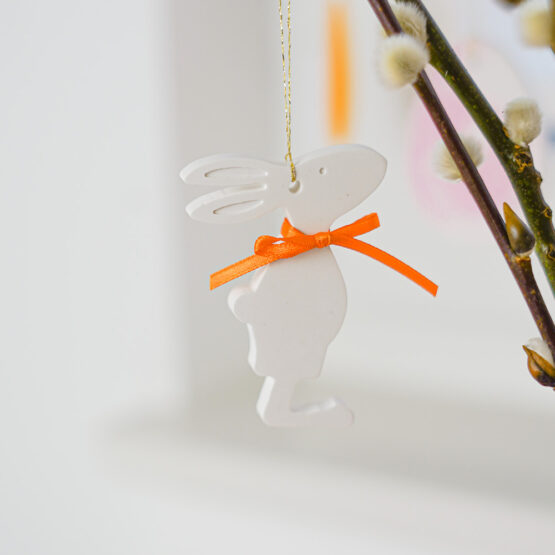 Diy Stoffe Inspiration 606j Giessen Paket Ostern Satinband Hase Orange