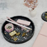 Diy Stoffe Inspiration 608j Giessen Untersetzer Rund Raysin Schwarz Farbpigment