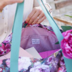 Diy Stoffe Inspiration 608j Strandtasche Xl Streifen Painted Flowers Gurtband Label