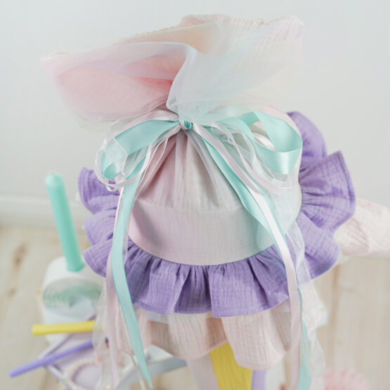 Diy Stoffe Inspiration 609q Schultuete Rainbow Stripes Bastelvorlage Giessen Silikon Kerzenhalter